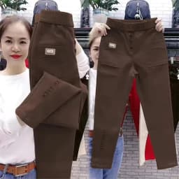 New 2026 Women pants Spring Summer High Waist Loose Wash Harun Pants Loose Trousers Slim Elastic waist Casual Pants Female