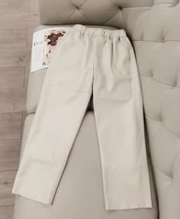 Genuine Leather Harem Pants Women's Real Sheepskin Trousers High Waist Women Pants 2026 New Elastic Waist Streetwear