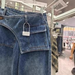 Korean Style Fashion Vintage Washed Denim Pants High Waist Irregular Jeans for Women Loose All-match Wide Leg Trousers