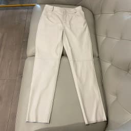 Cargo Pants Women 2026 New Korean Fashion Spring Autumn Genuine Leather Trousers Women Streetwear