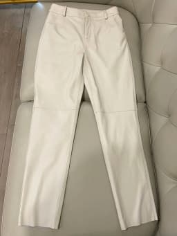 Cargo Pants Women 2026 New Korean Fashion Spring Autumn Genuine Leather Trousers Women Streetwear
