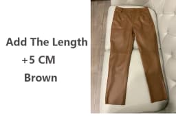 Cargo Pants Women 2026 New Korean Fashion Spring Autumn Genuine Leather Trousers Women Streetwear