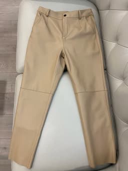 Cargo Pants Women 2026 New Korean Fashion Spring Autumn Genuine Leather Trousers Women Streetwear