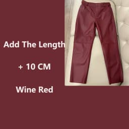Cargo Pants Women 2026 New Korean Fashion Spring Autumn Genuine Leather Trousers Women Streetwear