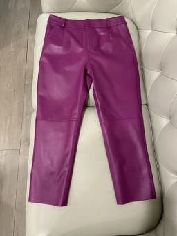 Cargo Pants Women 2026 New Korean Fashion Spring Autumn Genuine Leather Trousers Women Streetwear