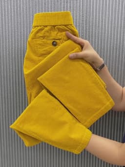 Fashionable Corduroy Casual Pants Women's High Waist Harlan Slimming Spring Autumn New Style All-Match Small Footed Sports Pants