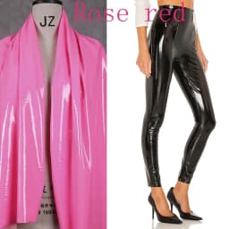 Shiny Patent Leather Cropped Pants Women Gothic Chic Splicing PU Leggings High Waist Faux Latex Trousers Wetlook Clubwear Custom