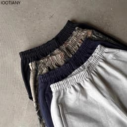 Stretch Letter Print Shorts Pocket Zipper Jogging American Retro Wide Leg Sweatpants Loose Hip Hop Streetwear Summer Sweatpants