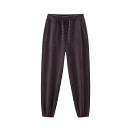 Semir Casual Pants Women Winter Fleece Anti-Static Loose Paneled Cuffed Long Pants 2025 New Sporty Sweatpants Women'S Wear