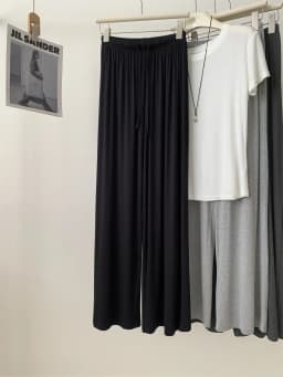 Drapey Straight-leg Pant For Women, Slimming High-waisted Wide-leg Casual Pants, Summer Floor-length Walking Pants