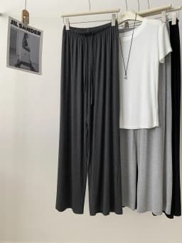 Drapey Straight-leg Pant For Women, Slimming High-waisted Wide-leg Casual Pants, Summer Floor-length Walking Pants