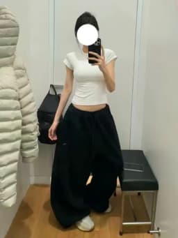 Y2K Streetwear Gray Sweatpants Woman Korean Oversized Loose All Match Sports Pant High Waist Drawstring Casual Wide Leg Trousers