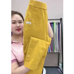 Women Cotton Linen Harun Pants Spring Summer New Fashion High Waist All-Match Thin Casual Pants Female Nine-Point Pants Ladies