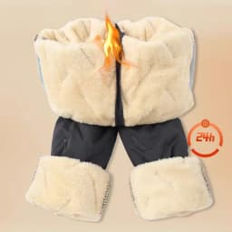 Outdoor Women's Plush Thick Fleece Lined Sweatpants Straight-leg Waterproof Pants Windproof Outerwear Thermal Casual Pants