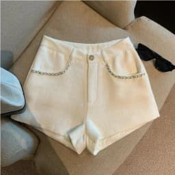 High Waist Short Pants Women's Casual Autumn Winter Hot Girl Wrap around Pants Wide Leg Bootcut Trousers for Ladies