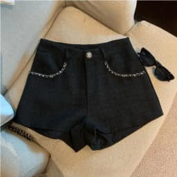 High Waist Short Pants Women's Casual Autumn Winter Hot Girl Wrap around Pants Wide Leg Bootcut Trousers for Ladies