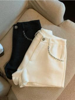 High Waist Short Pants Women's Casual Autumn Winter Hot Girl Wrap around Pants Wide Leg Bootcut Trousers for Ladies