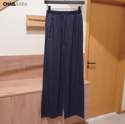 Spring Summer High Quality Women Fashion Drawstring Linen Blend Straight Pants 2026 New Casual Pocket Solid Trousers Ladies