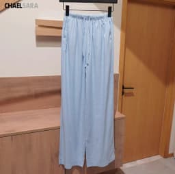 Spring Summer High Quality Women Fashion Drawstring Linen Blend Straight Pants 2026 New Casual Pocket Solid Trousers Ladies