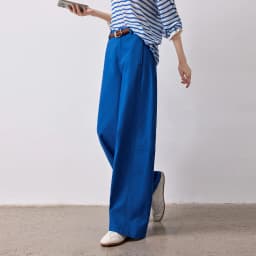 TOYOUTH Women's High Waist Curved Leg Trousers 2026 Autumn New Arrival Full Cotton Canvas Light Workwear Commuter Long Pants