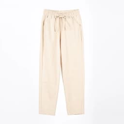 Women Pants Spring Autumn Ankle Length Casual Straight Pencil Solid Elastic Waist Harem Girls Pants Thin Cotton Linen Trousers
