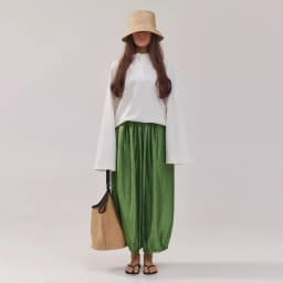 Bornladies Women's European and American Loose and Simple Pants 2026 Summer New Fashion Minimalist Daily Casual Lantern Pants