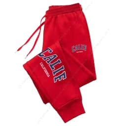 Women's Pants High Quality Trousers Autumn Winter CALIF Letter Print Casual Sports Sweatpants Outdoor Running Jogger Pants Woman