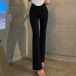 High Waist Flared Casual Pants Long Legs Effectively Slimming Versatile Micro Flare Loose Fit Trousers for Women