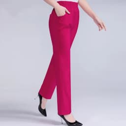 5XL New Long Pants Women High Waist Stretch Cotton Straight Trousers Women Loose Solid Work Office Ladies Pants
