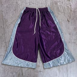 Y2K American Retro Shorts Men Women Color Matching Sports New Cropped Pants Shorts Casual Basketball Shorts Unisex Street Wear