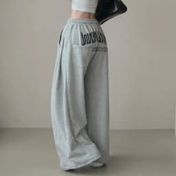 Women Bf Hip Hop Y2k Drawstring Printing Sweatpants Women Fashion Streetwear Sports Trousers Loose Casual Wide Leg Pants