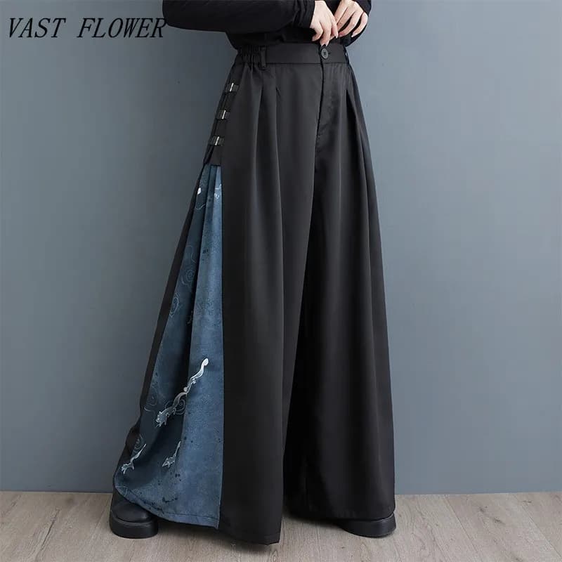 high Waist Oversized vintage Casual loose Spring Summer autumn clothes Pants for Women 2026 wide leg Trousers Streetwear