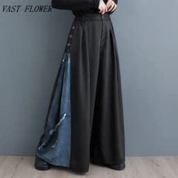 high Waist Oversized vintage Casual loose Spring Summer autumn clothes Pants for Women 2026 wide leg Trousers Streetwear