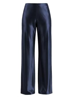 New In 2026 Women's Spring Summer Satin Pants Fashion Elegant High Waist Casual Straight Trousers