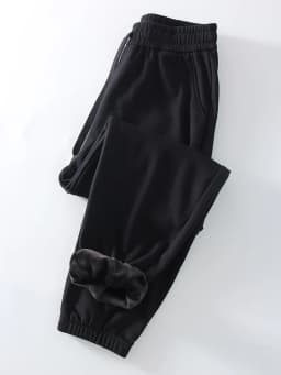 Thick Warm Fleece Sweatpants Women Winter Straight Leg Pants Gray Velvet Trousers Pants Jogger For Women Sweatpants Outfits