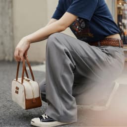 Maden 2026 New Vintage Old Money Grey Suit Pants Women Loose Wide Leg Pleated Straight Thin Draped Summer Formal Trousers Office