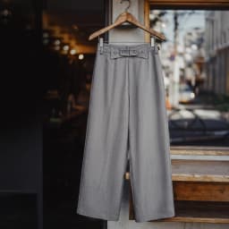 Maden 2026 New Vintage Old Money Grey Suit Pants Women Loose Wide Leg Pleated Straight Thin Draped Summer Formal Trousers Office