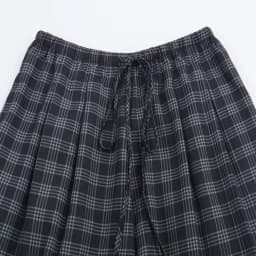 Women's Plaid Puffy Pants Autumn 2025 New Style Versatile Design Casual Harajuku Trousers High Waist Other Material