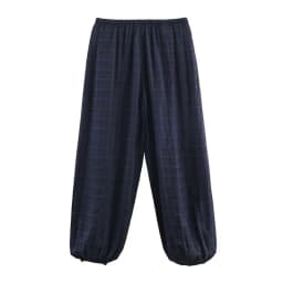 Women's Plaid Puffy Pants Autumn 2025 New Style Versatile Design Casual Harajuku Trousers High Waist Other Material