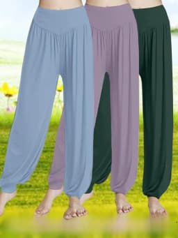 New Yoga Women's Square Dance Practice Pants Modal Cotton Elastic Large Size Loose Lantern Pants Summer Thin Model