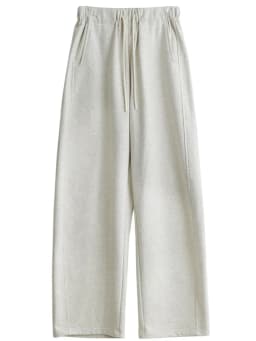 CHIC VEN Women Casual Pants Loose Casual New High Waist Wide Leg Woman Trousers Sports Streetwear Autumn Winter 2023