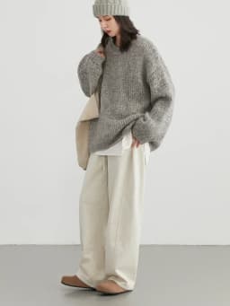 CHIC VEN Women Casual Pants Loose Casual New High Waist Wide Leg Woman Trousers Sports Streetwear Autumn Winter 2023