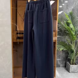 Fashion Heavy Vintage Denim Pants Women All-match Casual New Jeans Elastic Waist Loose Straight Wide Leg Pant Pantalones