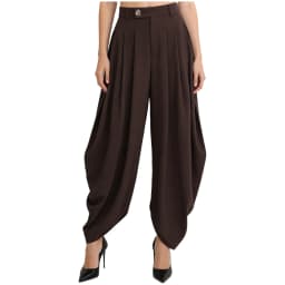 Women Palazzo Pants Trousers Casual SlacksBaroque Pleated Loose Wide Leg Pants Daily Commute Office Pants Women's Trousers