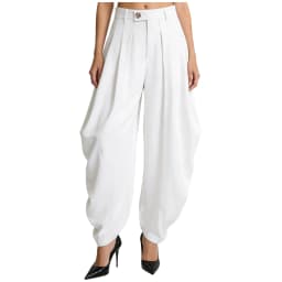 Women Palazzo Pants Trousers Casual SlacksBaroque Pleated Loose Wide Leg Pants Daily Commute Office Pants Women's Trousers