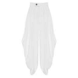 Women Palazzo Pants Trousers Casual SlacksBaroque Pleated Loose Wide Leg Pants Daily Commute Office Pants Women's Trousers