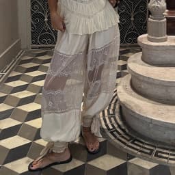 Cottage Bloomer Pants Women Lace Ruffles Pettipants Y2k Vintage Victorian Pantaloons Pants Fairycore Under Dress Slips Bottoms