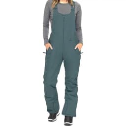 Women Bib Winter Snow Bibs Waterproof Snowboarding Insulated Snowboard Overalls Ripstop Ski Pants Insulated Snow Pants for Women