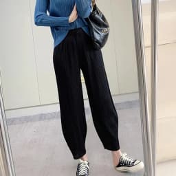 Pleated Women's Radish Pants Miyake 2025 New Summer Casual Large Size Stretch Draped Straight Wide Leg Pants Thin Comfortable