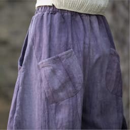Johnature Women Vintage Ramie Bloomers Pants Elastic Waist Tie-dye 2025 Summer New Pockets Trousers Casual Loose Women Pants